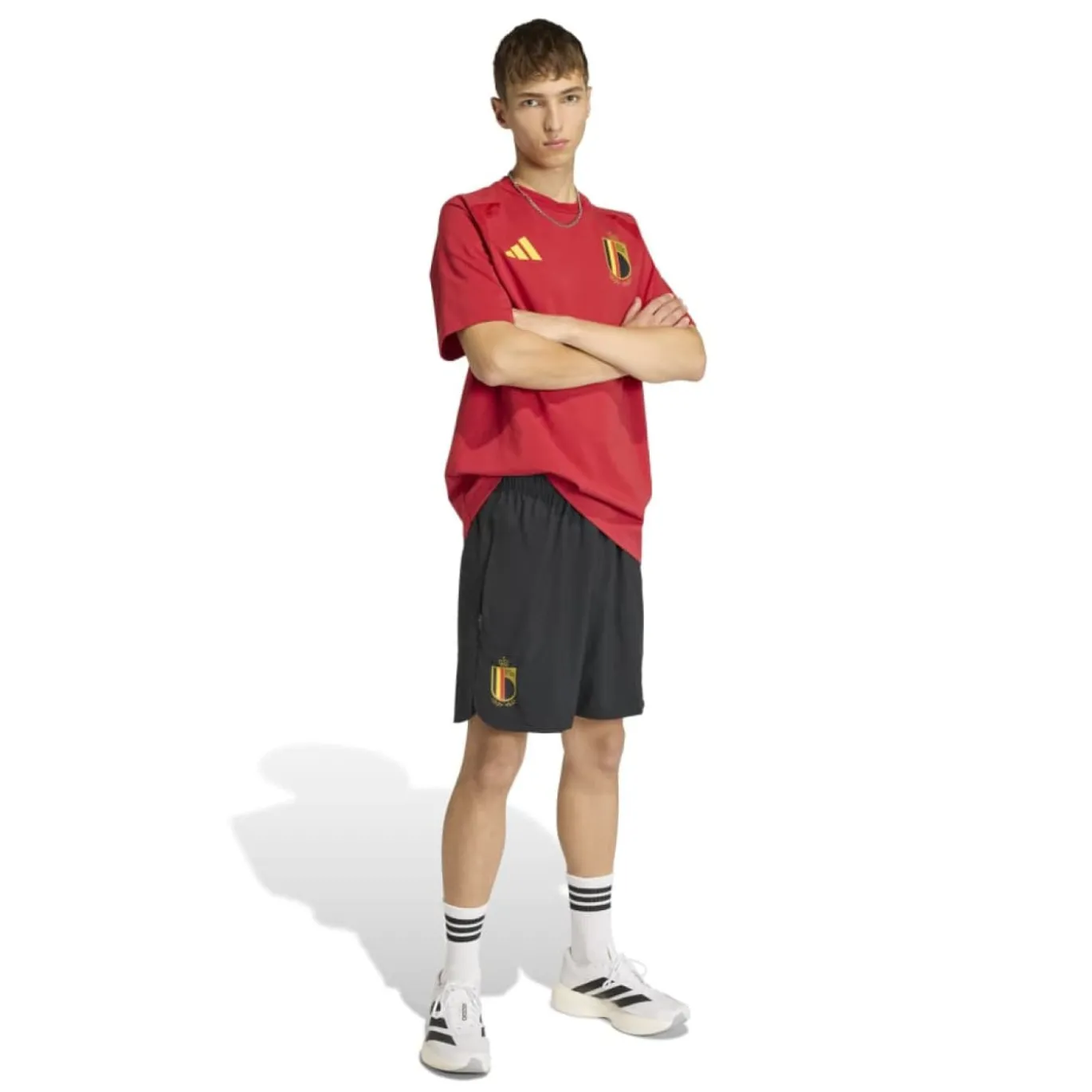 adidas België Tiro Travel Broekje 2026-2028 Zwart Geel