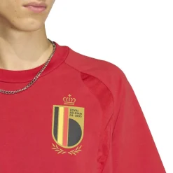 adidas België Tiro Travel T-Shirt 2026-2028 Rood Geel