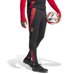 adidas België Trainingsbroek 2024-2026 Zwart Rood Goud