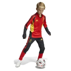 adidas België Trainingsbroek 2026-2028 Kids Zwart Geel Rood