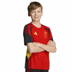 adidas België Trainingsset 2026-2028 Kids Rood Zwart Geel