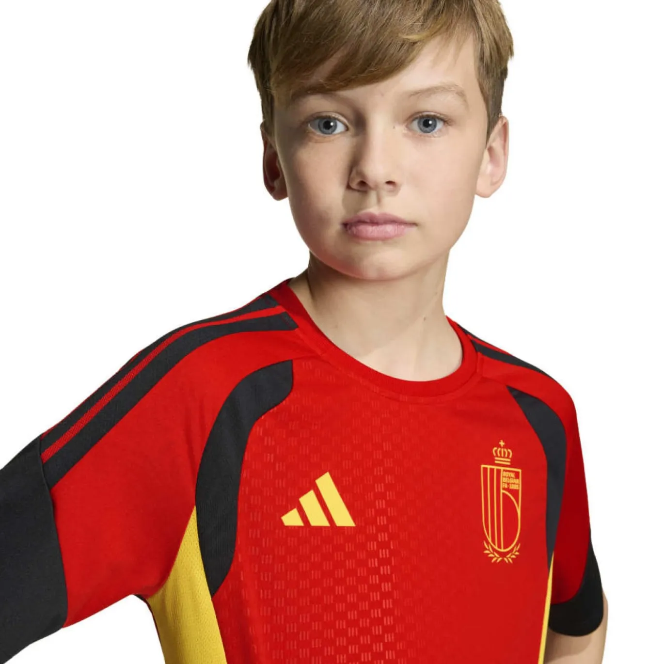 adidas België Trainingsset 2026-2028 Kids Rood Zwart Geel
