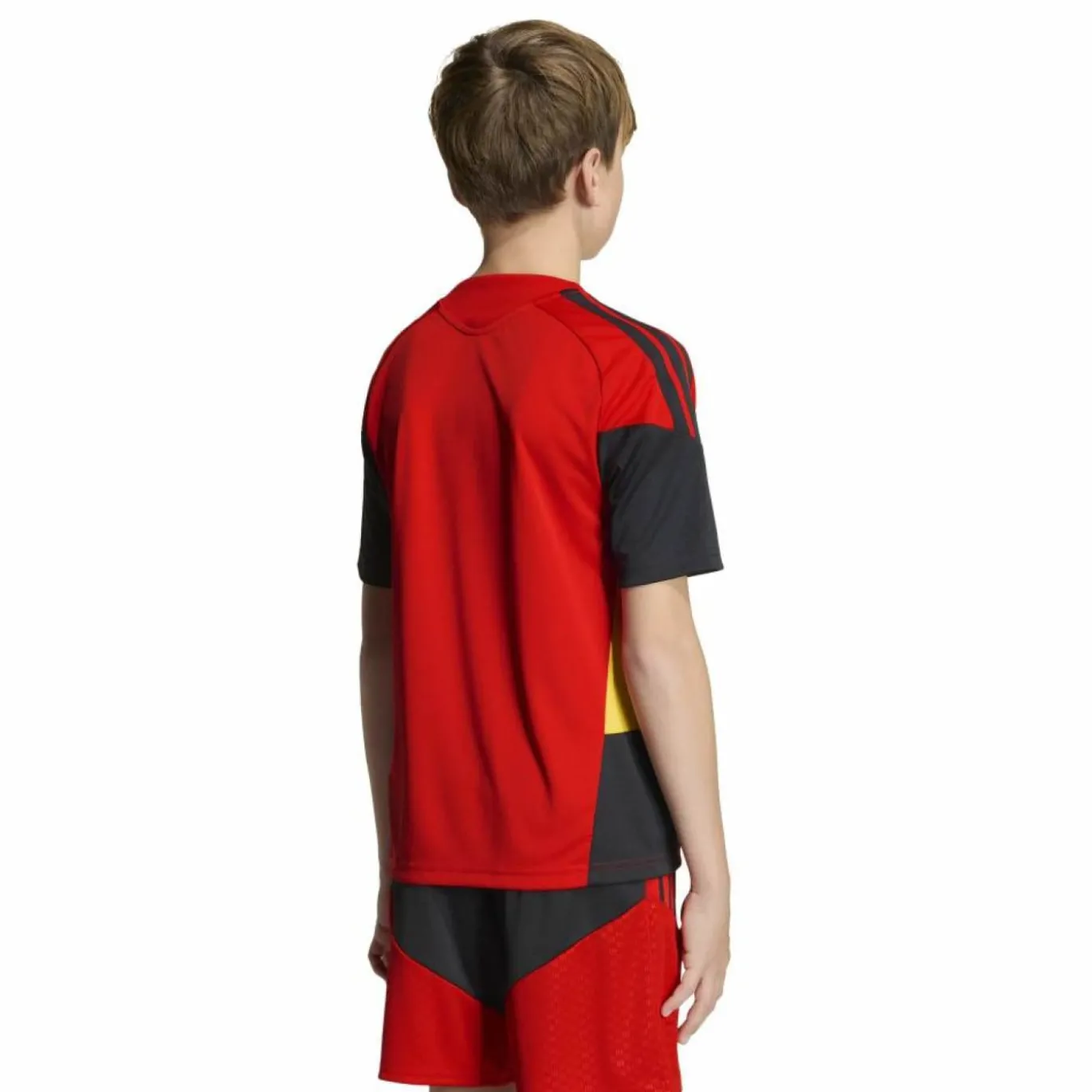 adidas België Trainingsset 2026-2028 Kids Rood Zwart Geel