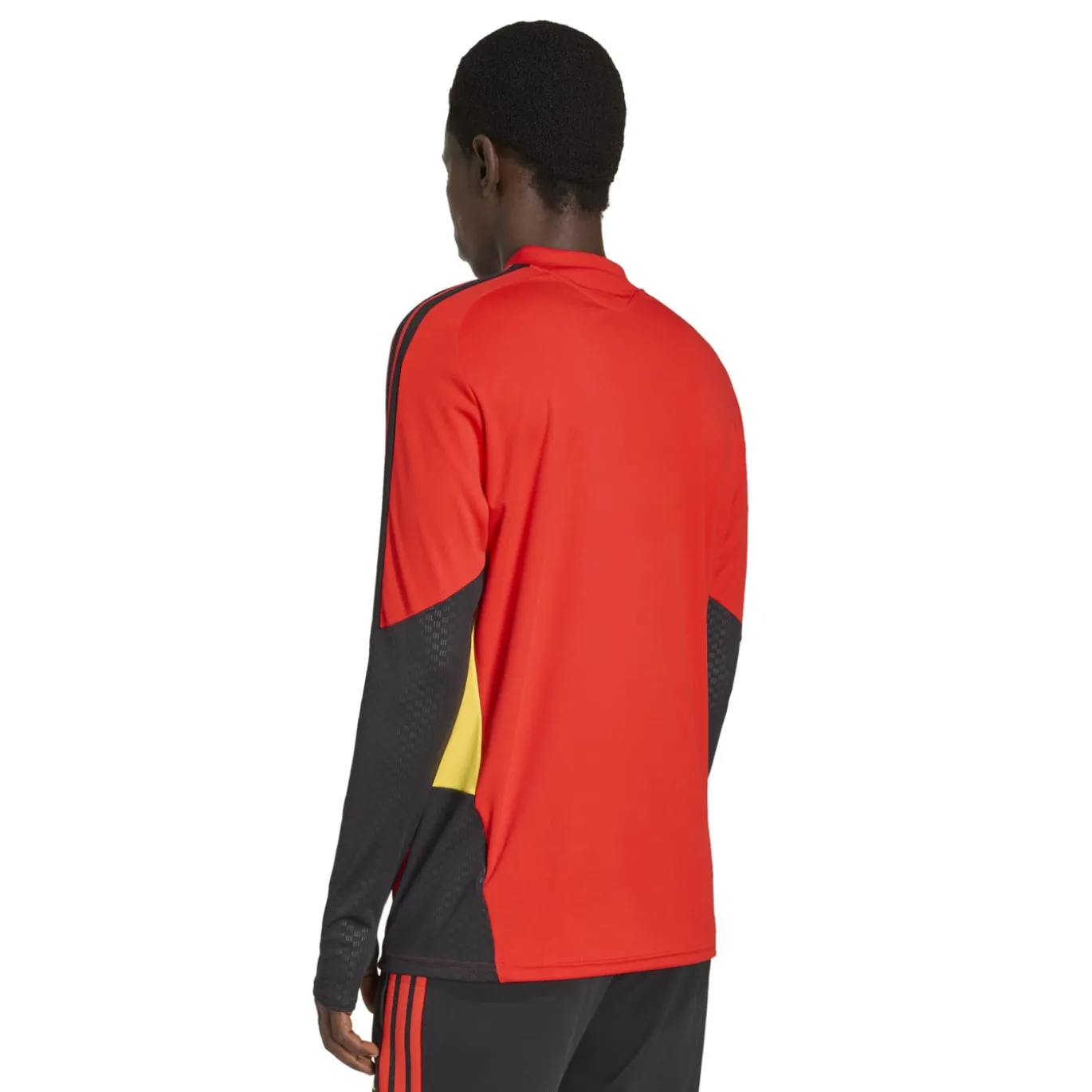 adidas België Trainingstrui 1/4-Zip 2026-2028 Rood Geel Zwart