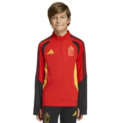adidas België Trainingstrui 1/4-Zip 2026-2028 Kids Rood Geel Zwart