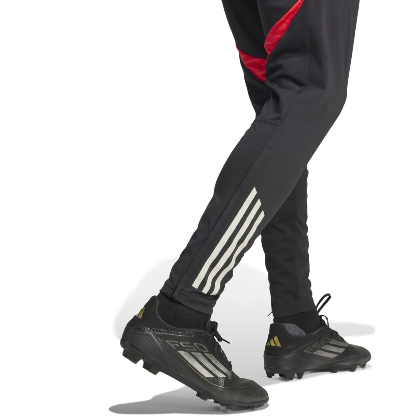 adidas Benfica Trainingsbroek 2025-2026 Zwart Wit Rood