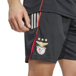 adidas Benfica Trainingsbroekje 2025-2026 Zwart Wit Rood