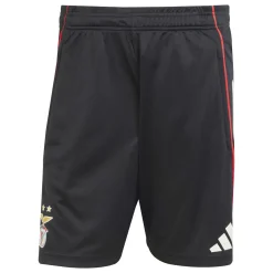adidas Benfica Trainingsbroekje 2025-2026 Zwart Wit Rood