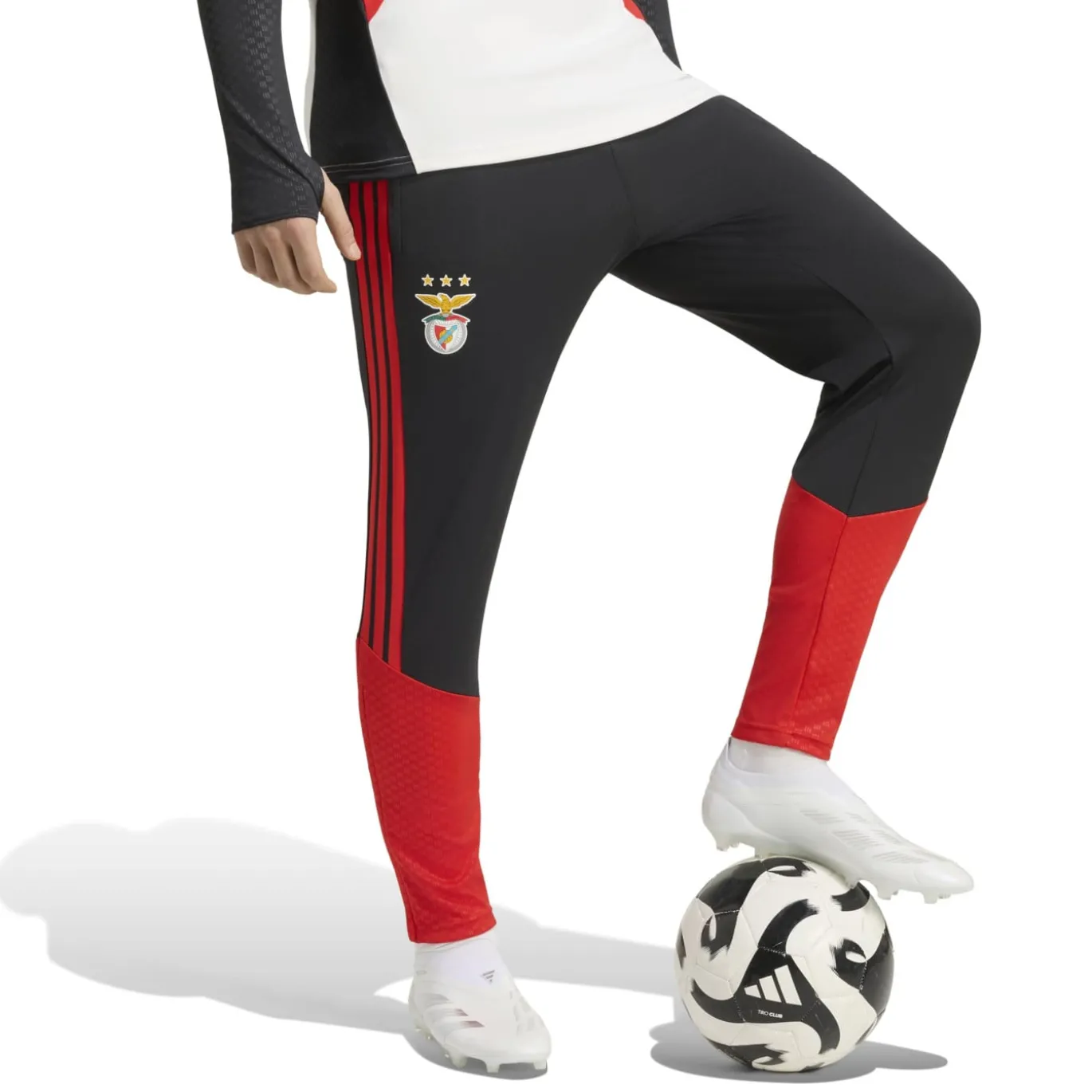 adidas Benfica Trainingspak 1/4-Zip 2026-2027 Wit Zwart Rood