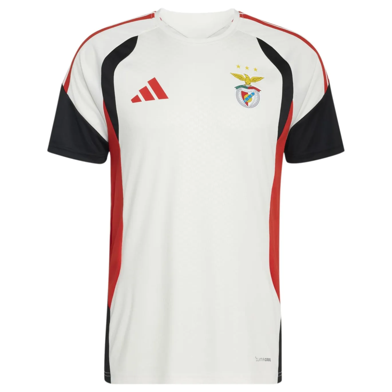 adidas Benfica Trainingsshirt 2026-2027 Wit Zwart Rood
