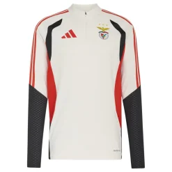 adidas Benfica Trainingstrui 1/4-Zip 2026-2027 Wit Zwart Rood