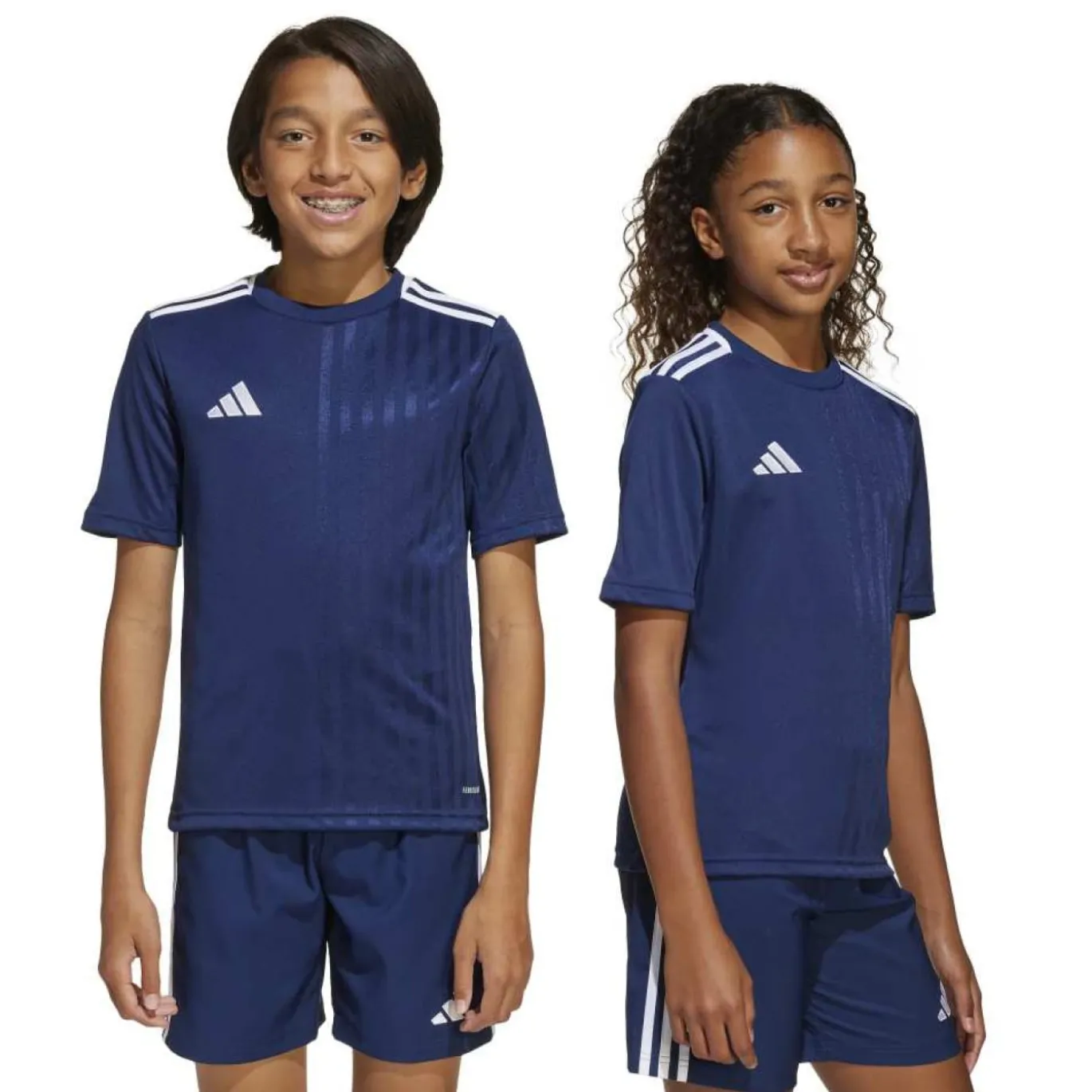 adidas Campeon 25 Voetbalshirt Kids Donkerblauw Wit