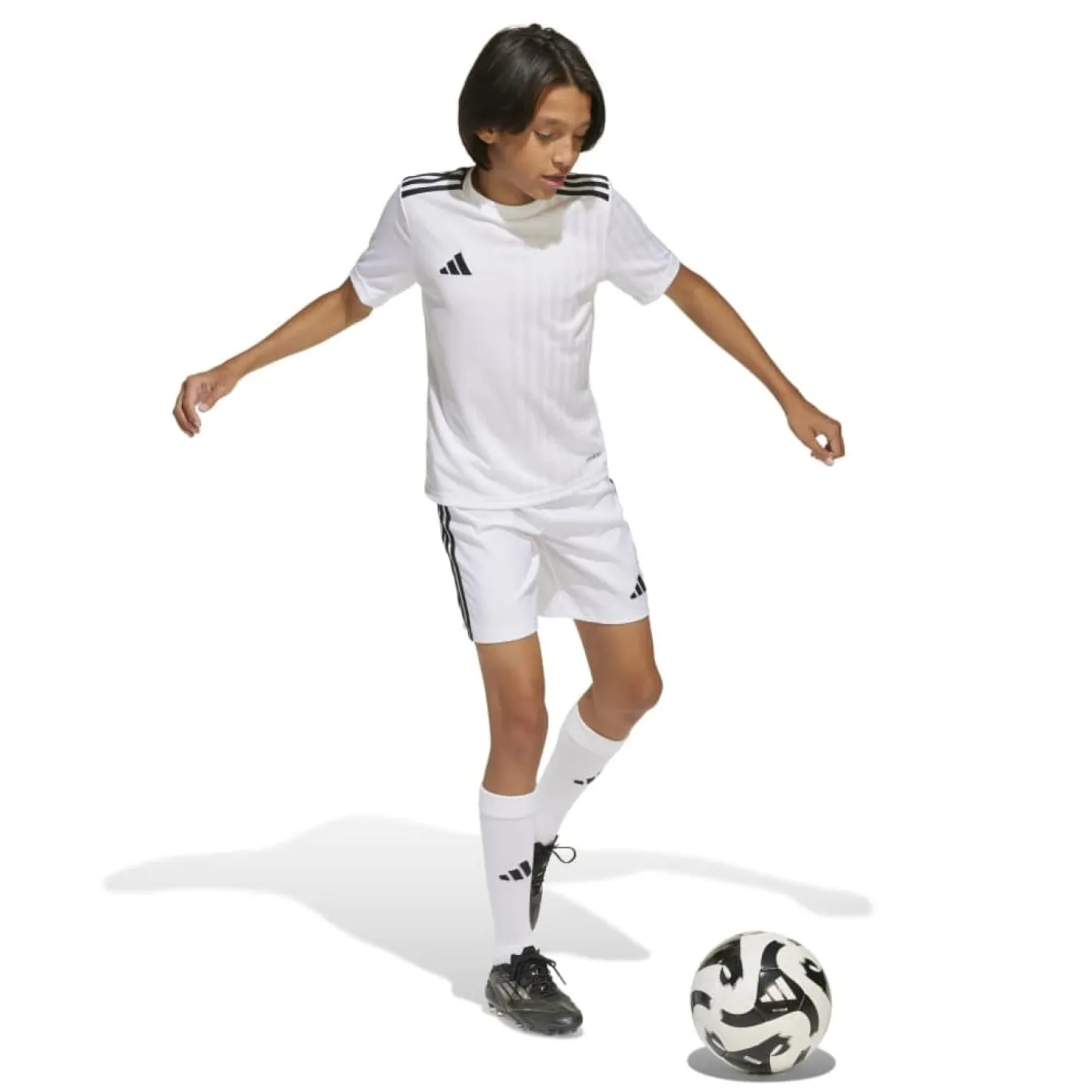 adidas Campeon 25 Voetbalshirt Kids Wit Zwart