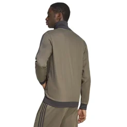 adidas Classic Trainingsjack Donkerbruin Donkergrijs
