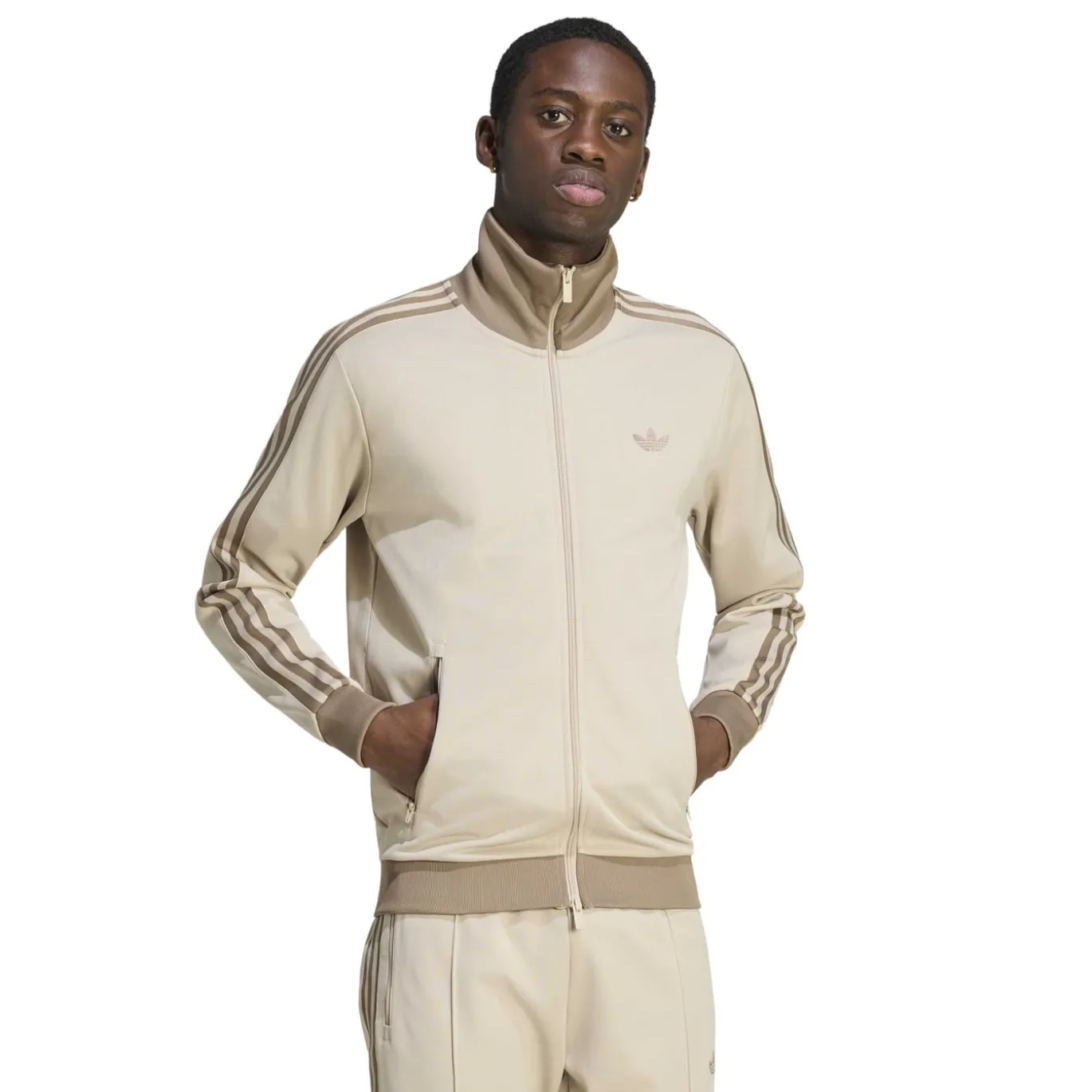 adidas Classic Trainingsjack Beige Bruin
