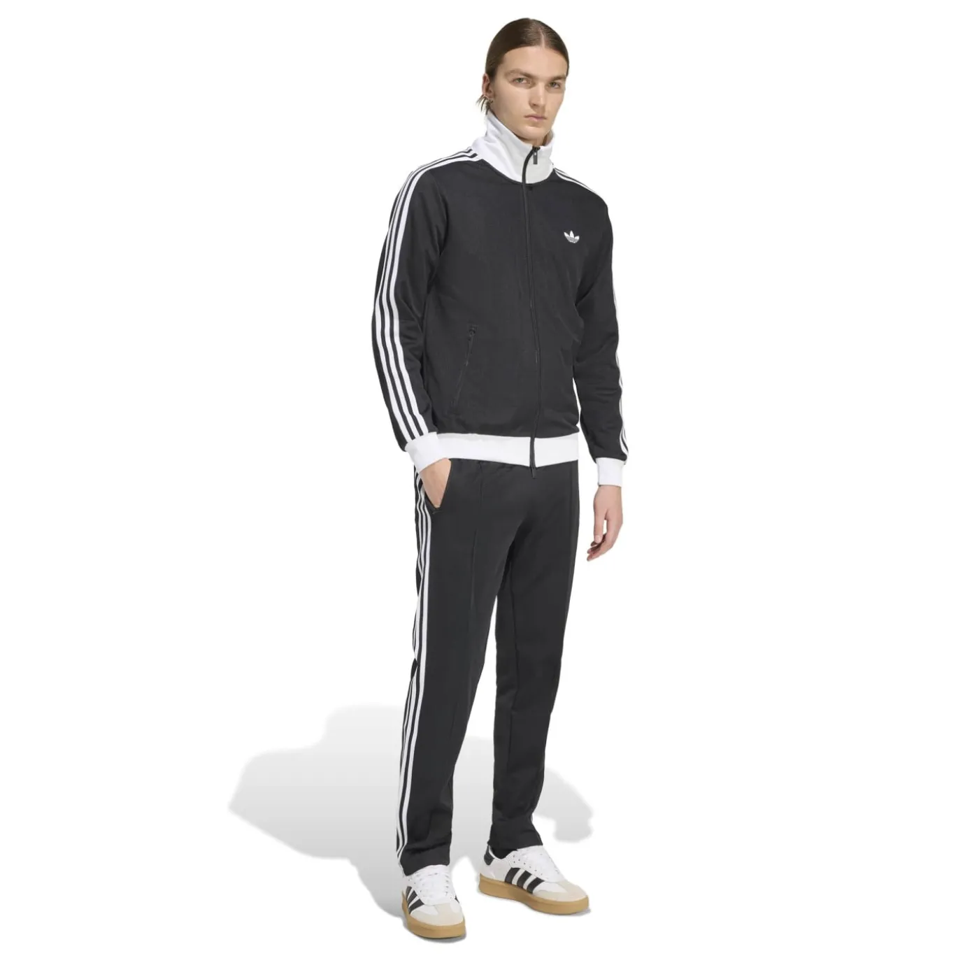 adidas Classic Trainingsjack Zwart Wit