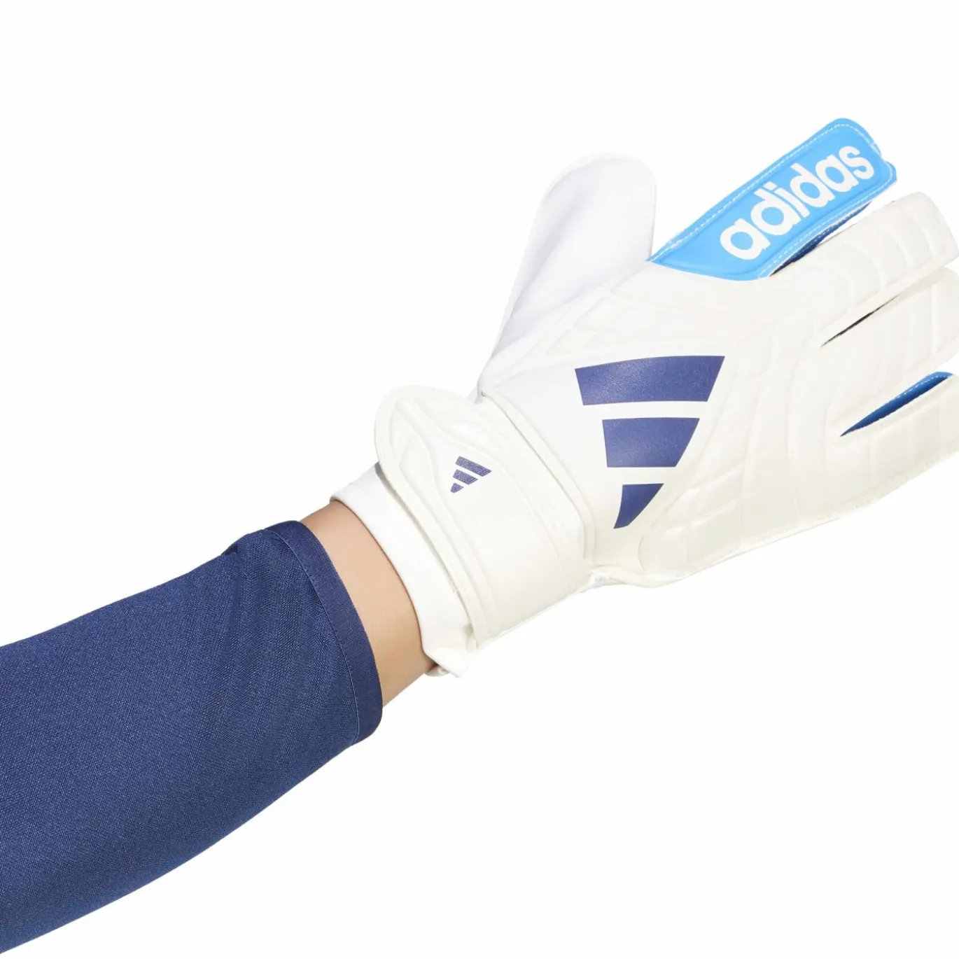 adidas Copa Club Keepershandschoenen Wit Blauw Donkerblauw
