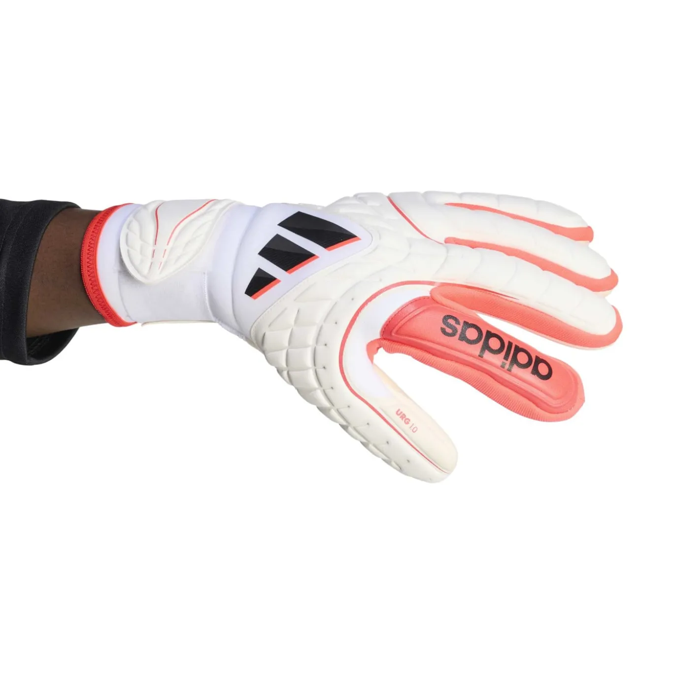 adidas Copa Pro Fingersave PC Keepershandschoenen Wit Rood Zwart
