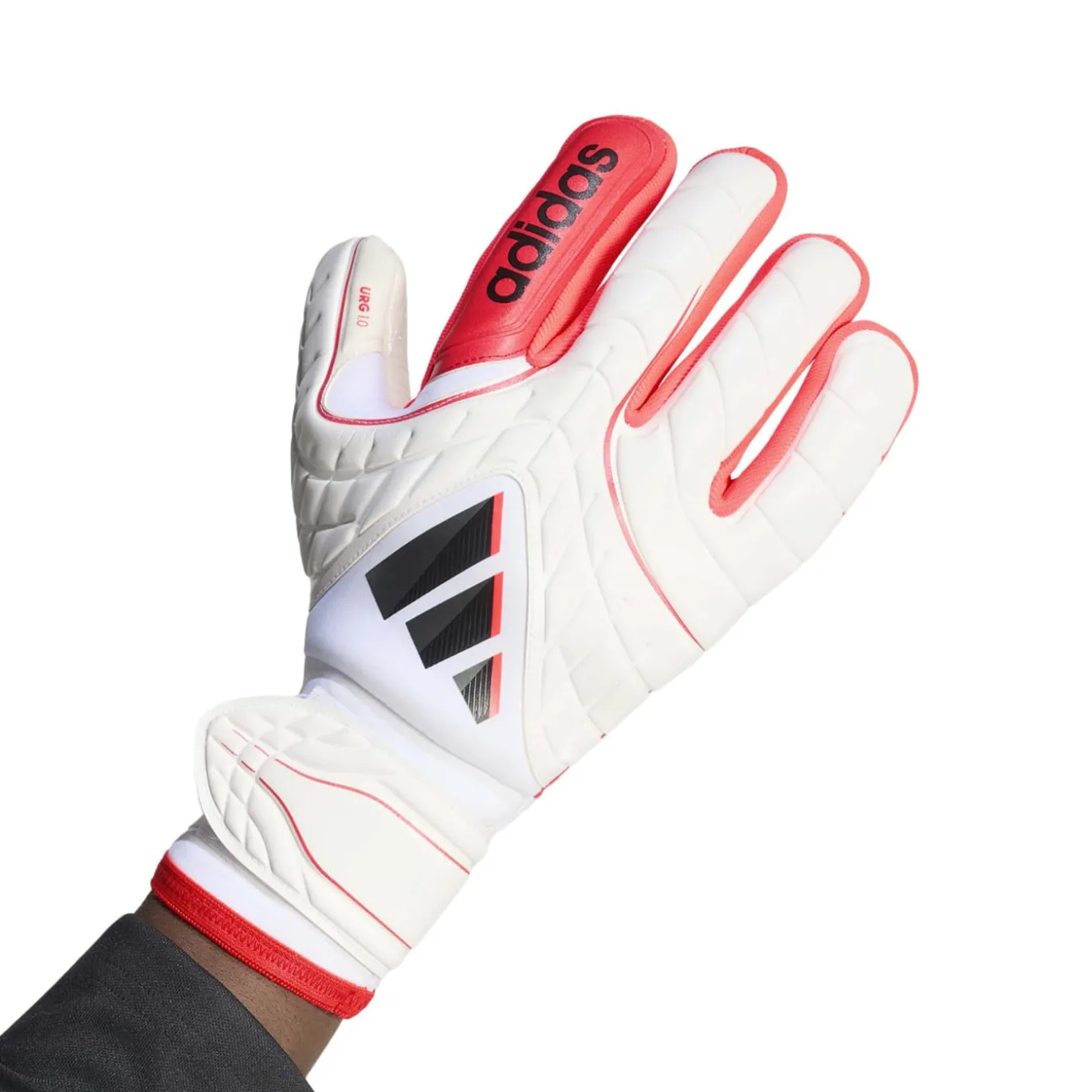 adidas Copa Pro Fingersave PC Keepershandschoenen Wit Rood Zwart