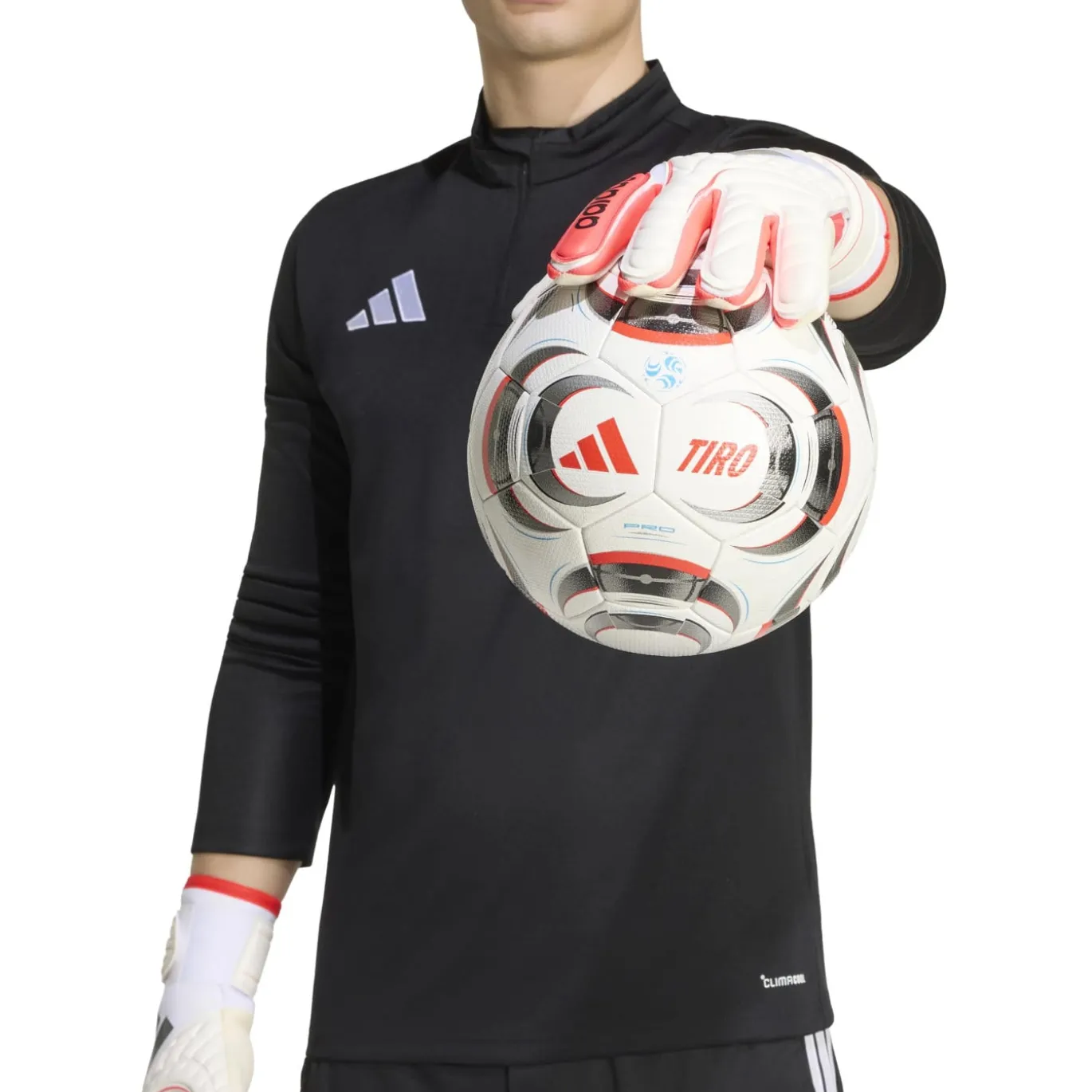 adidas Copa Pro PC Keepershandschoenen Wit Rood Zwart