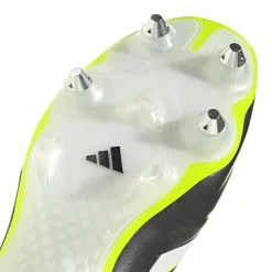 adidas Copa Pure III Elite IJzeren-Nop Voetbalschoenen (SG) Zwart Wit Neongeel