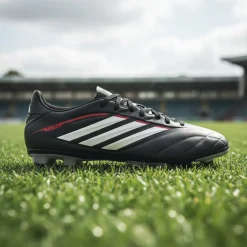 adidas Copa Pure IV Club Gras / Kunstgras Voetbalschoenen (MG) Zwart Wit Rood