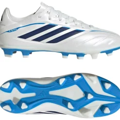 adidas Copa Pure IV Club Gras / Kunstgras Voetbalschoenen (MG) Kids Wit Blauw Donkerblauw