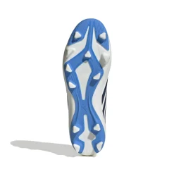 adidas Copa Pure IV Club Gras / Kunstgras Voetbalschoenen (MG) Wit Blauw Donkerblauw