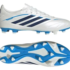 adidas Copa Pure IV Club Gras / Kunstgras Voetbalschoenen (MG) Wit Blauw Donkerblauw
