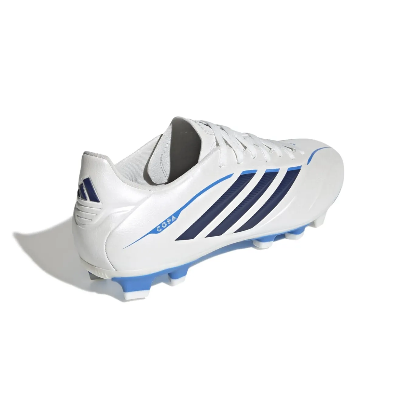 adidas Copa Pure IV Club Gras / Kunstgras Voetbalschoenen (MG) Wit Blauw Donkerblauw