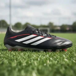 adidas Copa Pure IV Elite Gras Voetbalschoenen (FG) Zwart Wit Rood