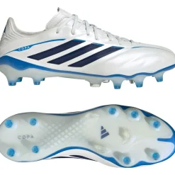 adidas Copa Pure IV Elite Gras Voetbalschoenen (FG) Wit Blauw Donkerblauw