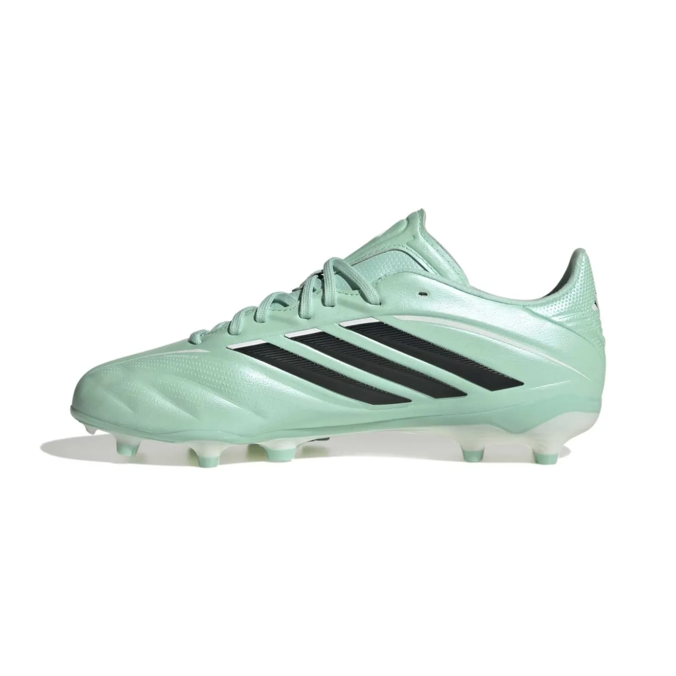 adidas Copa Pure IV Elite Gras Voetbalschoenen (FG) Kids Mintgroen Zwart Wit