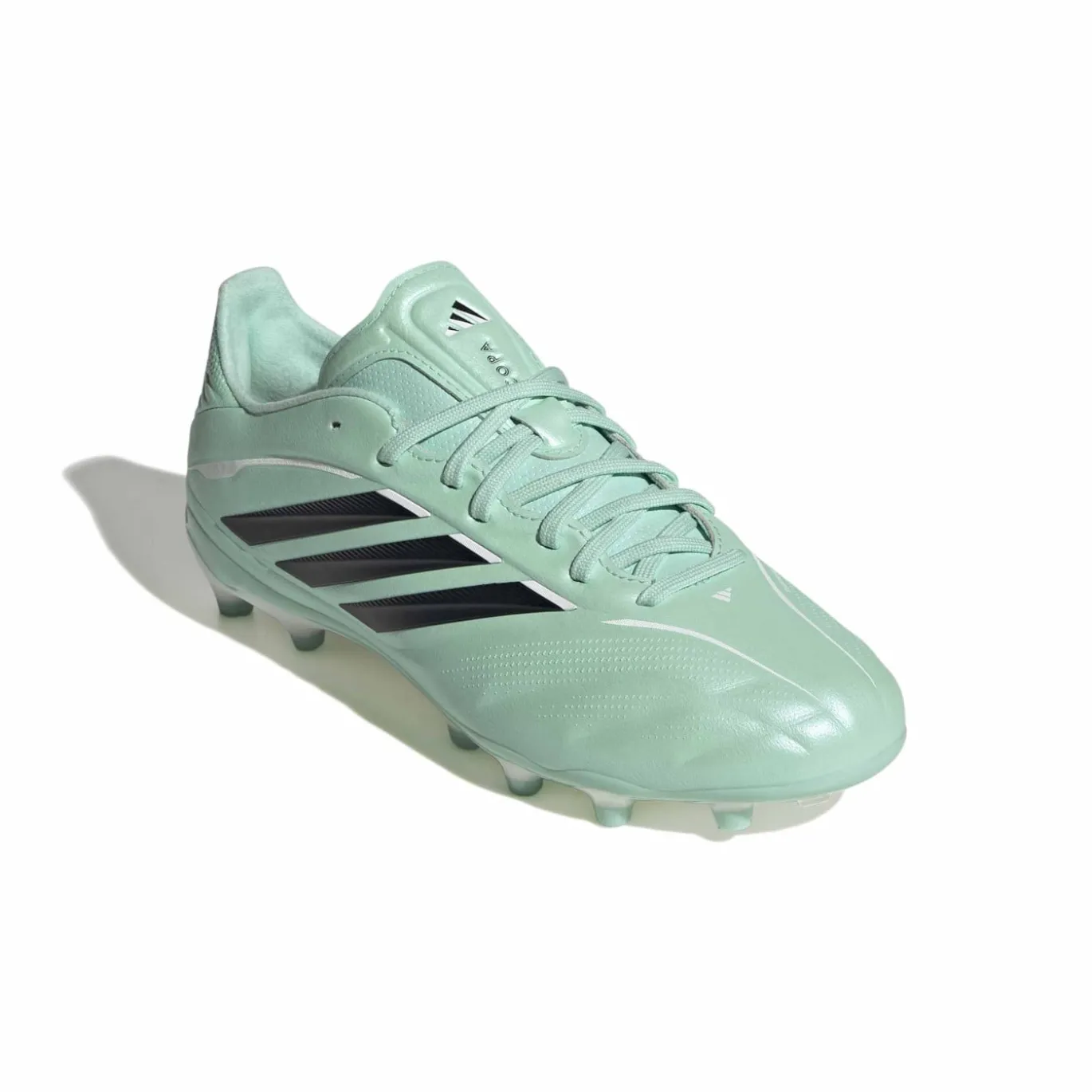 adidas Copa Pure IV Elite Gras Voetbalschoenen (FG) Kids Mintgroen Zwart Wit