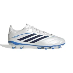 adidas Copa Pure IV Elite Gras Voetbalschoenen (FG) Kids Wit Blauw Donkerblauw