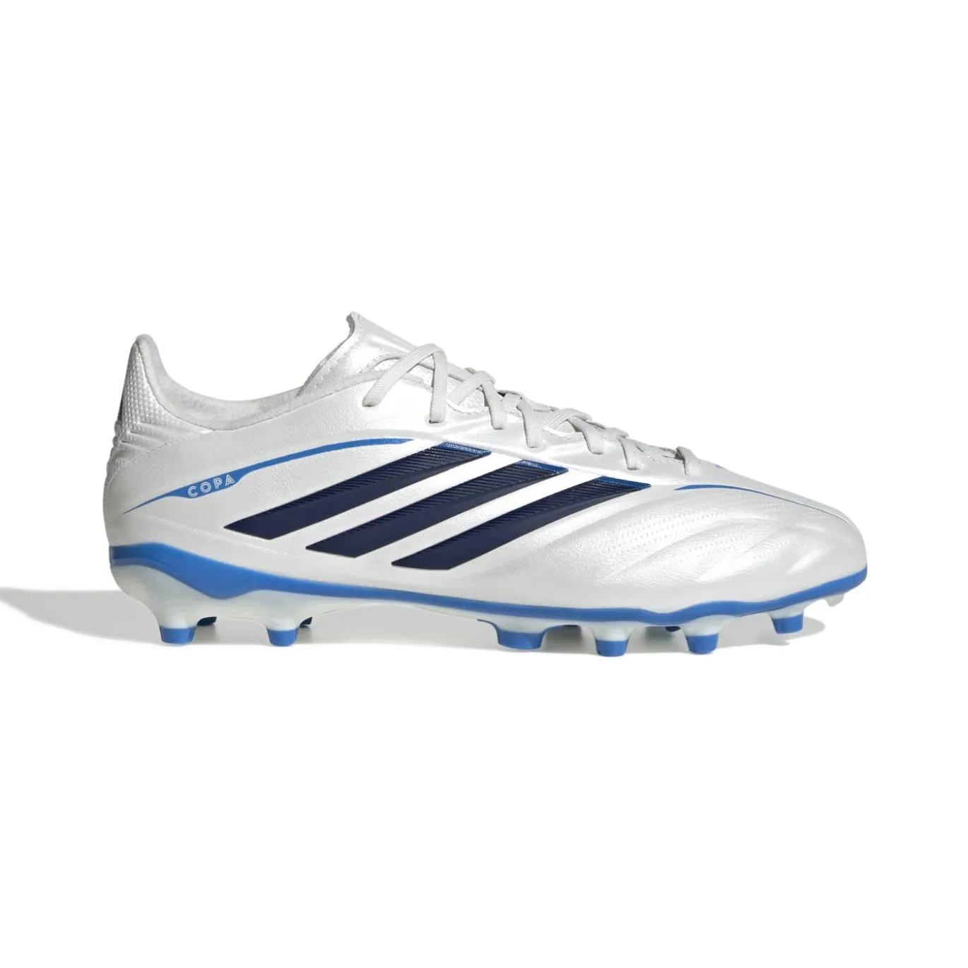 adidas Copa Pure IV Elite Gras Voetbalschoenen (FG) Kids Wit Blauw Donkerblauw