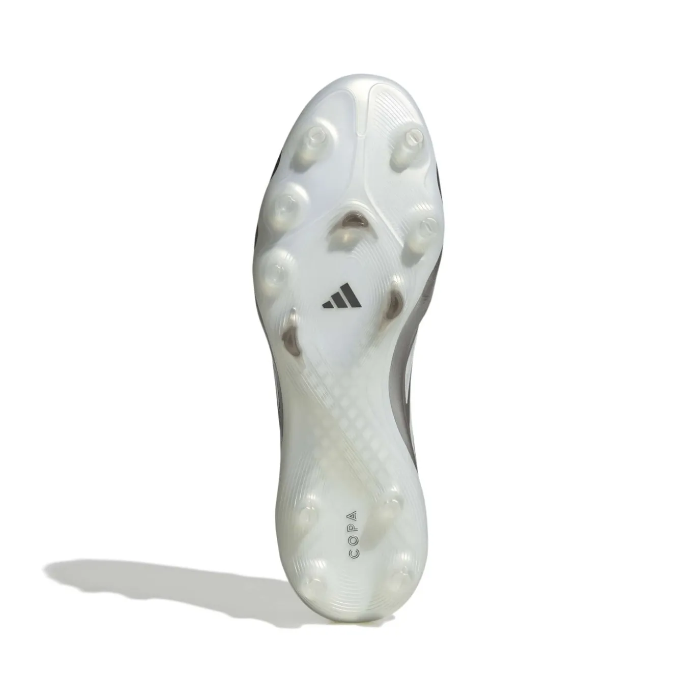 adidas Copa Pure IV Elite Gras Voetbalschoenen (FG) Zilver Wit Donkergrijs