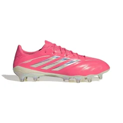 adidas Copa Pure IV Elite Gras Voetbalschoenen (FG) Felroze Zilver Wit