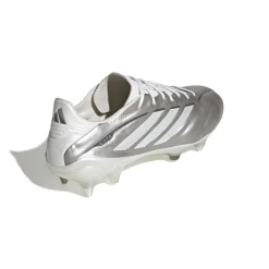 adidas Copa Pure IV Elite IJzeren-Nop Voetbalschoenen (SG) Zilver Wit Donkergrijs