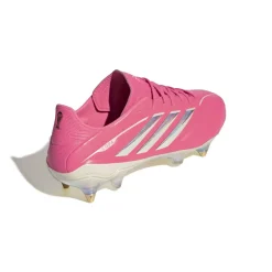 adidas Copa Pure IV Elite IJzeren-Nop Voetbalschoenen (SG) Felroze Zilver Wit