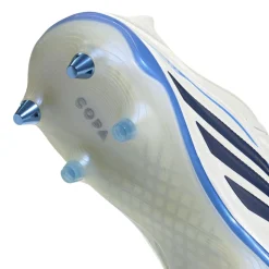 adidas Copa Pure IV Elite IJzeren-Nop Voetbalschoenen (SG) Wit Blauw Donkerblauw