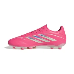 adidas Copa Pure IV League Gras Voetbalschoenen (FG) Kids Felroze Zilver Wit