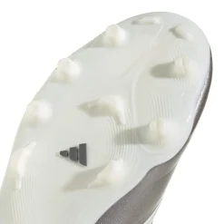 adidas Copa Pure IV League Gras Voetbalschoenen (FG) Kids Zilver Wit Donkergrijs