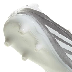 adidas Copa Pure IV League Gras Voetbalschoenen (FG) Zilver Wit Donkergrijs