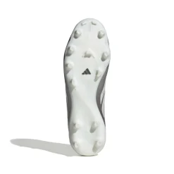 adidas Copa Pure IV League Gras Voetbalschoenen (FG) Zilver Wit Donkergrijs