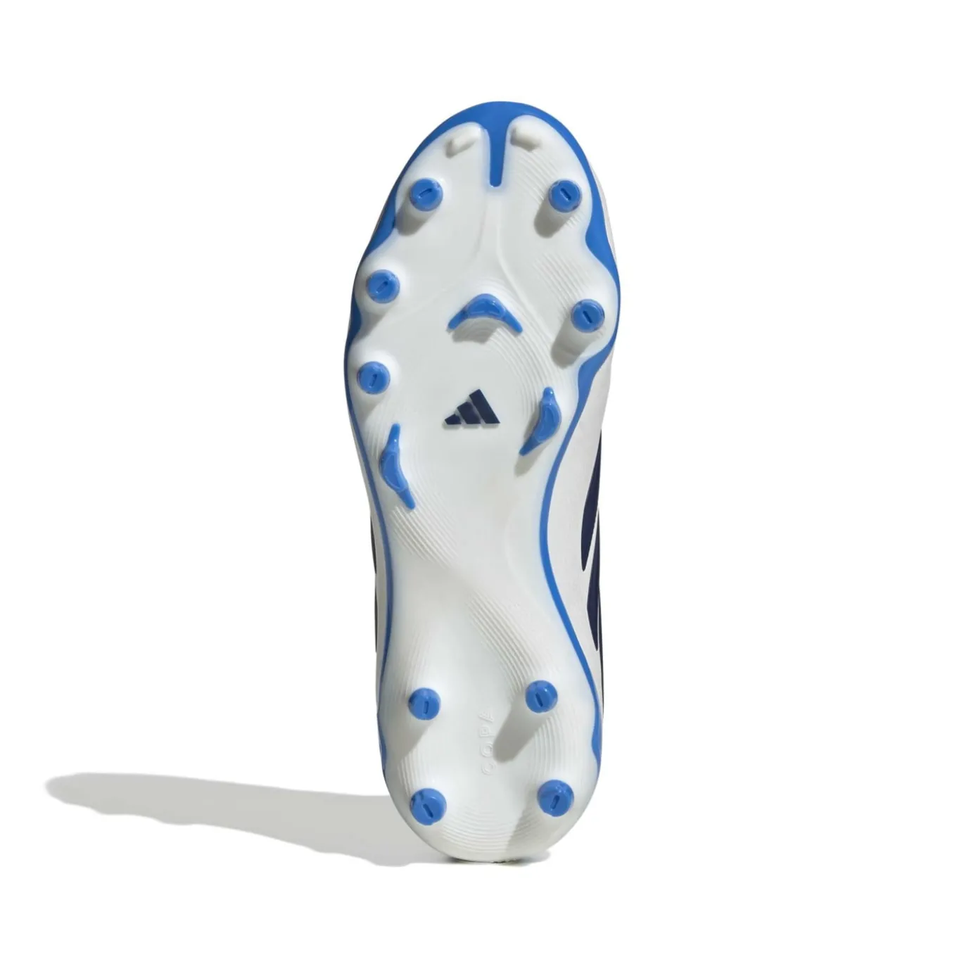 adidas Copa Pure IV League Gras Voetbalschoenen (FG) Kids Wit Blauw Donkerblauw