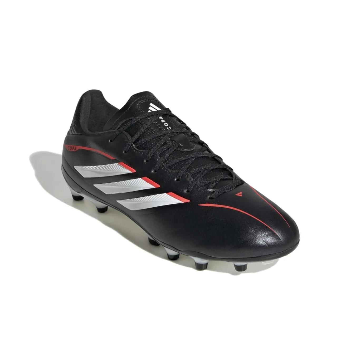 adidas Copa Pure IV League Gras Voetbalschoenen (FG) Kids Zwart Wit Rood