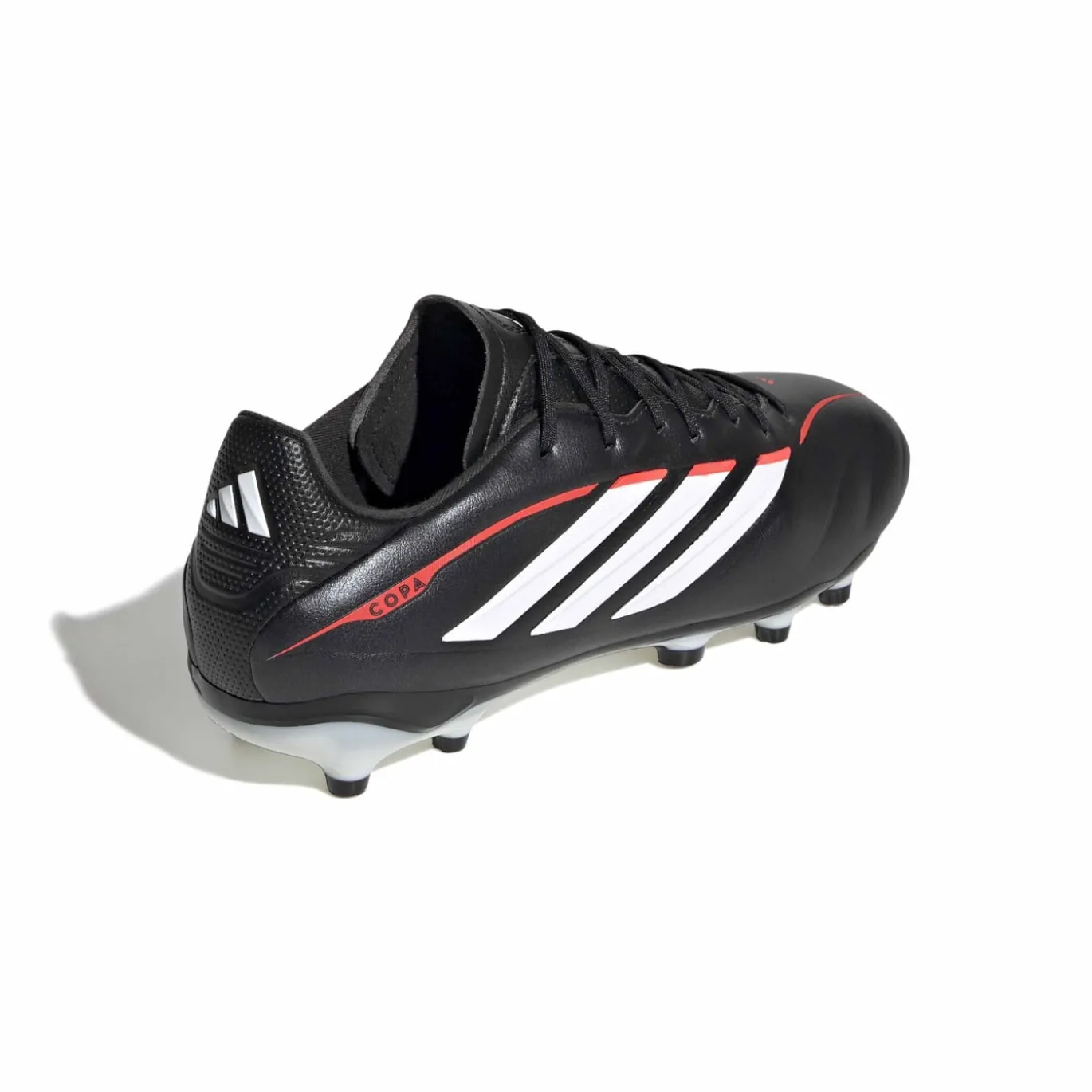 adidas Copa Pure IV League Gras Voetbalschoenen (FG) Kids Zwart Wit Rood