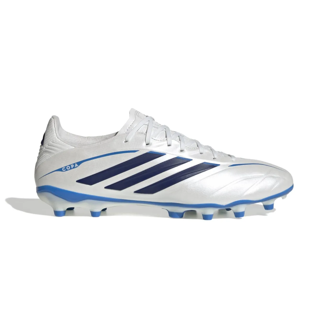 adidas Copa Pure IV League Gras Voetbalschoenen (FG) Wit Blauw Donkerblauw
