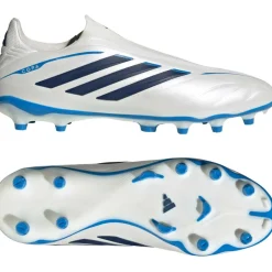 adidas Copa Pure IV League Veterloze Gras Voetbalschoenen (FG) Wit Blauw Donkerblauw
